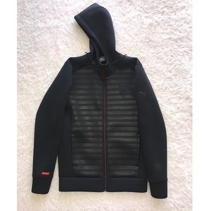 Men Puma Ferrari Zip Up Sweatshirt, Size: M